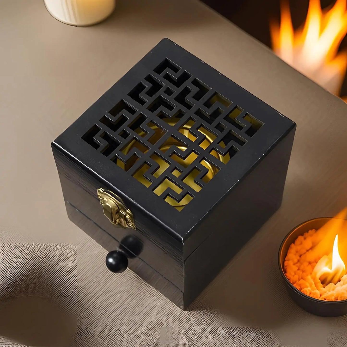 Wooden Incense Burner